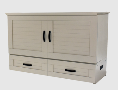 Alabaster | Cottage Cabinet Bed