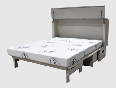 Alabaster | Cottage Cabinet Bed opened