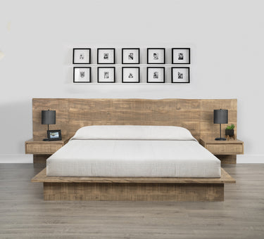 Kingsmill Live Edge Bed with Panel Nightstands
