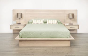 Metro Bed with Panel Nightstands