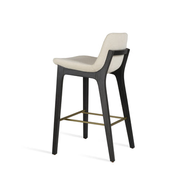 Pera Wood Handle Back Stool