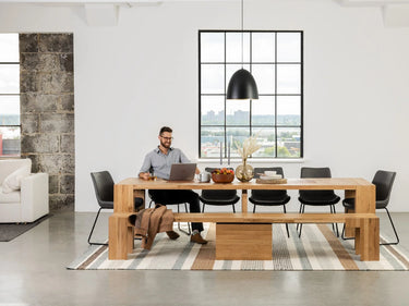 Scandinavian Oak | Transformer Bench table