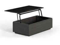 Smoked Hickory | Transformer Coffee Table opened