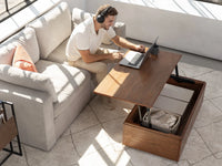 American Walnut | Transformer Coffee Table use case
