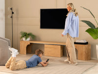 Scandinavian Oak | Transformer Round Bench