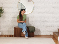 Royal Walnut | Transformer Round Bench room