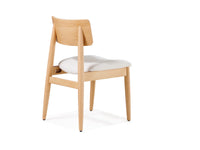Scandinavian Oak | Transformer Round Chair back angle
