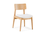 Scandinavian Oak | Transformer Round Chair front angle