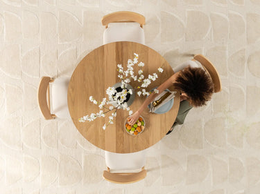 Scandinavian Oak | Transformer Round Chair round