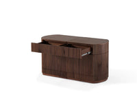 Royal Walnut | Transformer Round Sideboard drawers opened