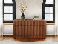 Royal Walnut | Transformer Round Sideboard room