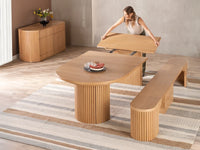 Scandinavian Oak | Transformer Round Table