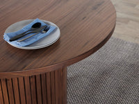 Royal Walnut | Transformer Round Table close up
