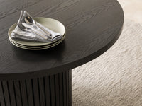 Smoked Hickory | Transformer Round Table closeup