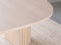 Driftwood | Transformer Round Table close up of table