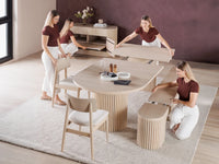 Driftwood | Transformer Round Table mid transform