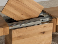 Scandinavian Oak | Transformer Table Scandinavian Oak panel storage 