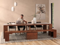 American Walnut | Transformer Table American Walnut set