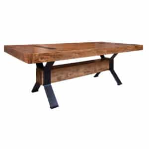 solid rustic wood arthur phillipe trestle table