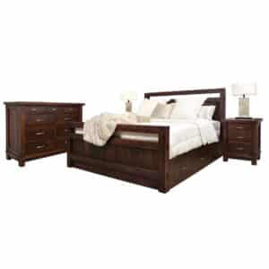 custom built in canada timber bedroom suite