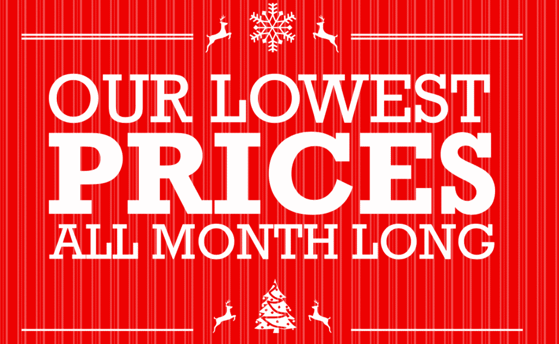 Boxing Month Lowest Prices