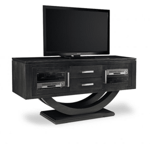 Contempo wood pedestal  TV Console