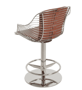 Zebra hydraulic bar stool