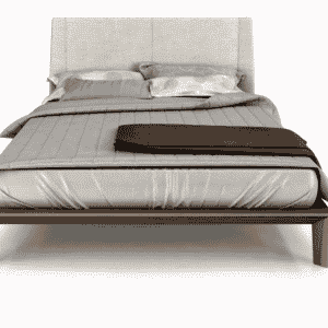 Dusk upholstered headboard bed