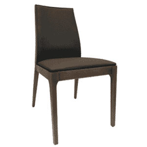 Austin dining chair with wood back