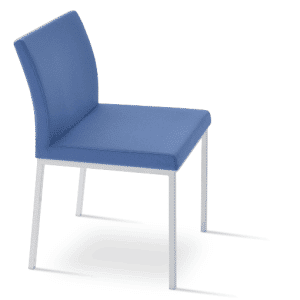 Aria dining metal base chair