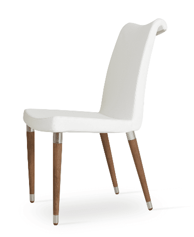 Tulip wood leg dining chair
