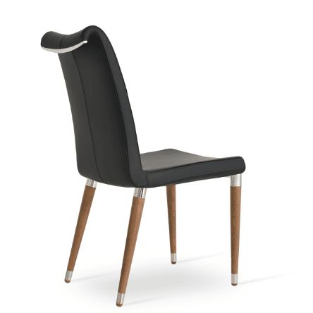 Tulip wood leg dining chair