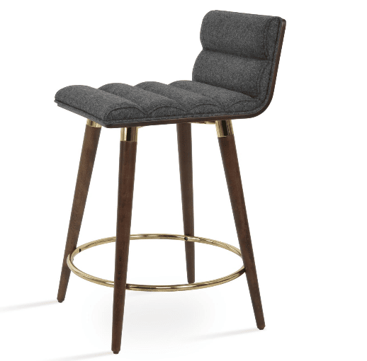 Corona DR Wood comfort stool
