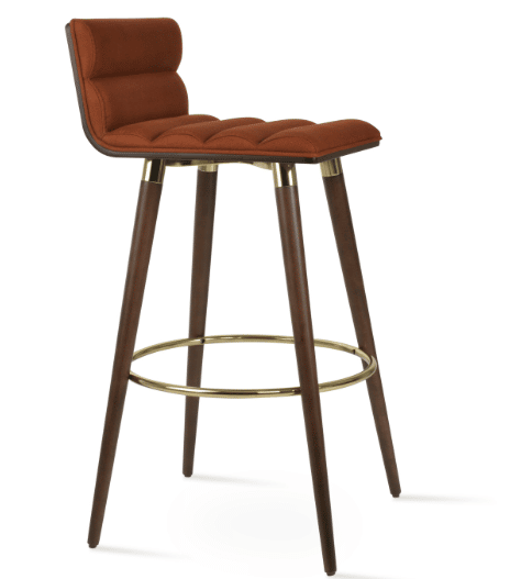 Corona DR Wood comfort stool