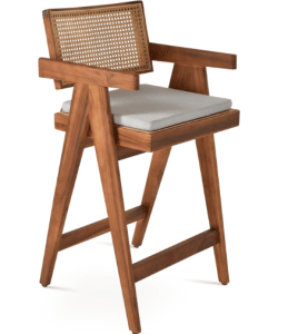 Piere J full upholstered stool