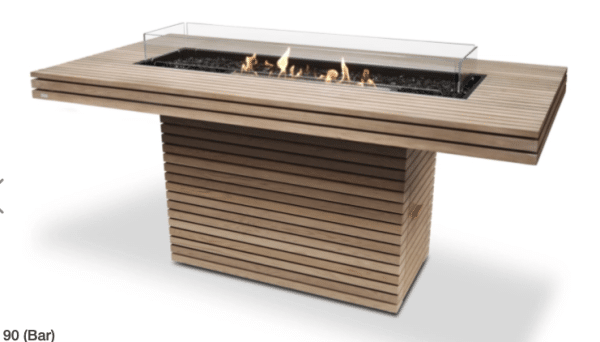 Gin fire pit bar table
