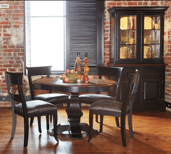 Vector round dining table
